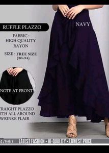 Ruffle Palazzo Pants