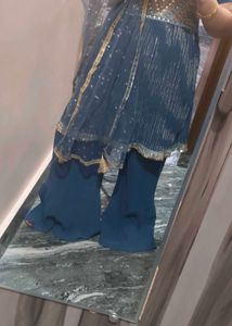 Partywear Plazzo Suit For Women