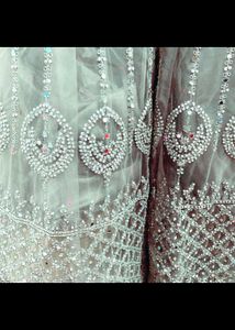 HEAVY GOWN WITH STONE AND EMBROIDERY✅