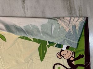 Jungle Monkey Print Curtain Fabric