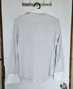 Striped Stylish Button-Up Shirt