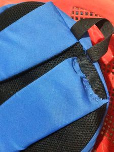 Blue And Black Backpack