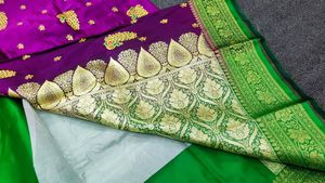 Banarasi Silk With Embroidery 🪡