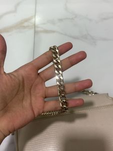 Mango Beige Chain Shoulder Bag
