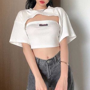 White Bolero Crop Top