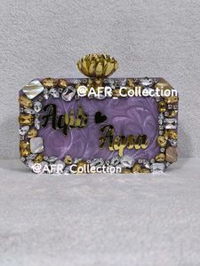 Elegant Beaded Clutch
