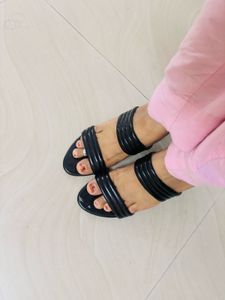 Black Heeled Sandals