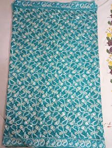 Elegant Embroidered Saree Fabric