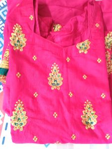 silk suit with saree