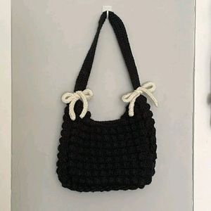 Crochet 🧶 Popcorn Bag ❤️🫶🏻