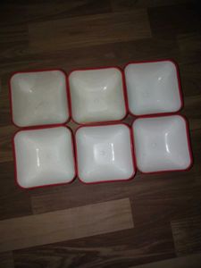 Set of 6 Square Bowls
