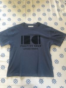 Blue Zara Graphic Print Tee