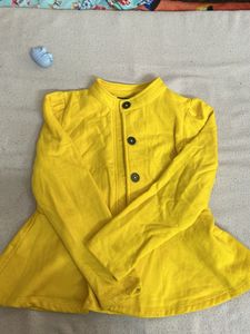 Yellow Buttoned Jacket