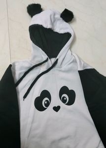 Panda Jacket With Hoddie Cap