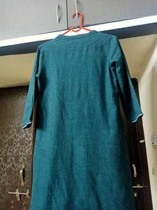 BIBA Women&#39;s Olive Green Fusion Wear Set