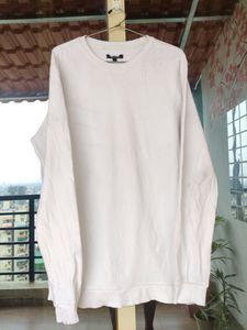 Zudio White Plain Sweatshirt