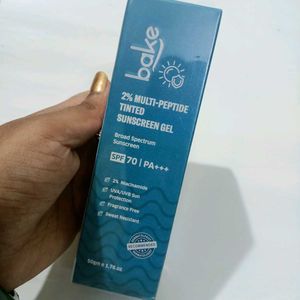 Bake 2% Multi-Peptide Tinted Sunscreen Gel SPF 70