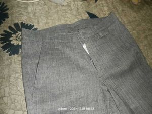 Light Grey Once Used Stitched Pand