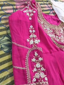 New Desgin Cut Work Gown