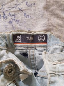 Light Blue Denim Jorts