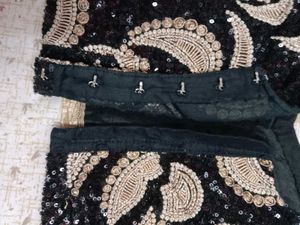 Black Colour Full Sequence Blouse