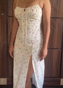 Floral Sundress with Tie Detail