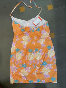 Floral Halter Mini Dress