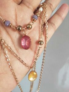 Layered Rose Gold Necklace