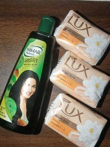 Nihar Oil & Lux Soap Bundle