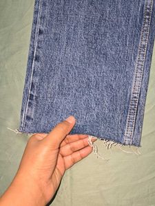 ZARA Ripped Knee Jeans