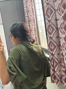 Olive Green Blouse