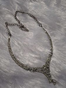 Sparkling Silver Necklace