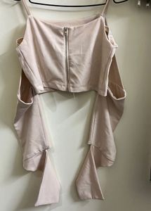 Flarred Stylish Sleeves Cut Top