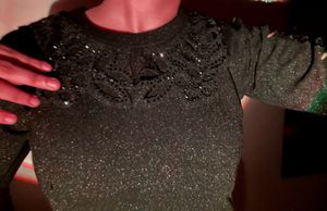 Shimmery Black Dress