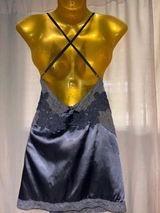 Lace Trimmed Satin Slip