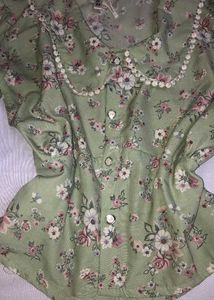 Floral Button-Up Top