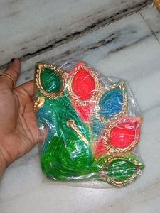 Peacock Shape Diya Diwali