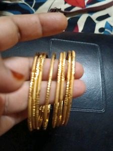 Gold Plated Bangles