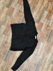 Winter Top Furr Black