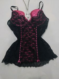 ⛓️🩸✨️H&amp;M Grunge Goth Coquette Padded Corset