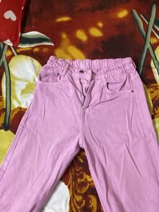 Pink Wide Leg Pants