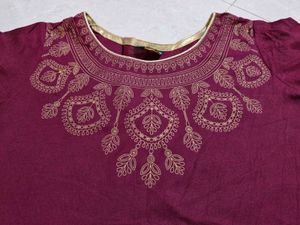 Floral Print Anarkali Kurta Set