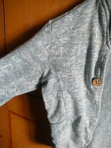 Casual Blue Bolero Jacket