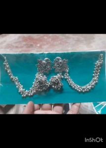 Oxidized Jhumka Earrings