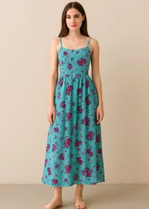 Floral Print Maxi Dress