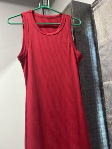 Savana Bodycon Dress In Cherry Red❤️