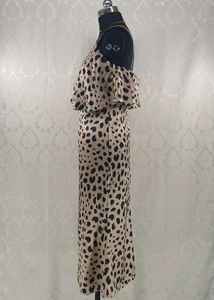 Korean Leopard Print Dress...