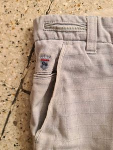 Light Blue Casual Pants