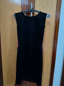 Bodycon Mini Black Partywear Dress