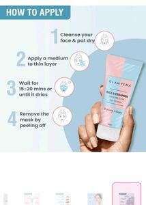 Glamveda Rice &amp; Ceramide Peel Off Mask